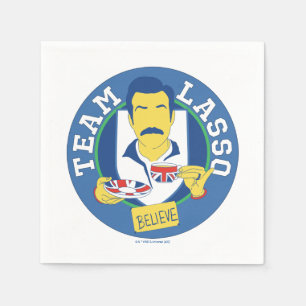 Serviette En Papier Ted Lasso   Team Lasso - Believe