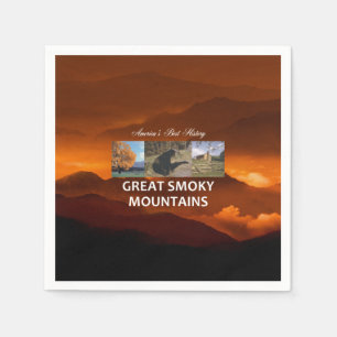 Serviette En Papier TEE Great Smoky Mountains Napkins