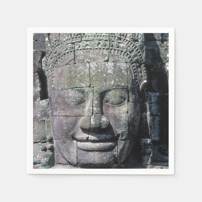 Serviette En Papier Temple Bayon à Angkor Wat - Cambodge (Devant)