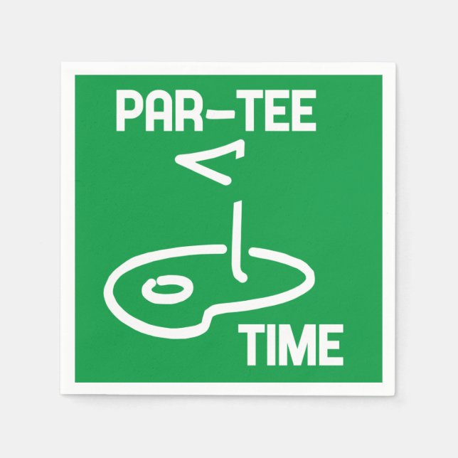 Serviette En Papier Temps partiel blanc (Devant)
