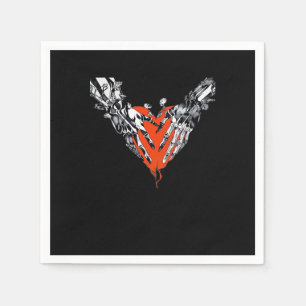 Serviette En Papier Tenir le coeur classique