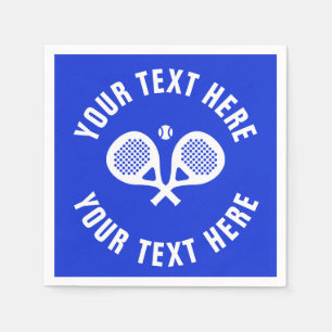 Serviette En Papier Tennis de padel personnalisé