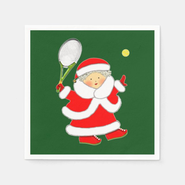 Serviette En Papier Tennis Party (Devant)