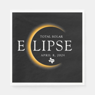 Serviette En Papier Texas 2024 Total Solar Eclipse Viewing Party