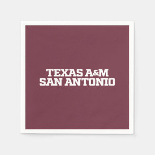 Serviette En Papier Texas A&M San Antonio