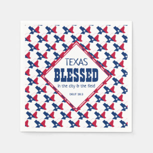 Serviette En Papier TEXAS BÉNÉFICIE L'Indépendance Christian Party Pap