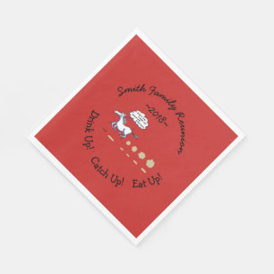 Serviette En Papier Texas Style BBQ Famille Réunion Cute Cheval