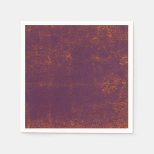 Serviette En Papier Textile Grunge Purple Orange Rustic Vintage