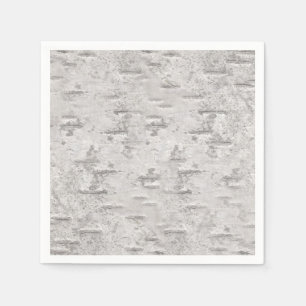 Serviette En Papier Texture d'écorce de bouleau