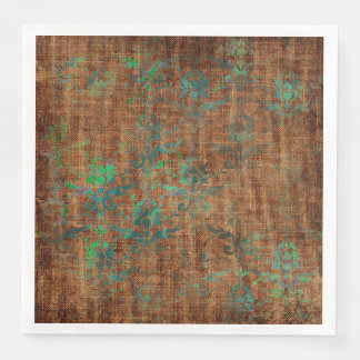 Serviette En Papier Texture des Damas vieilles