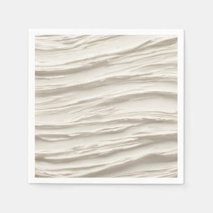 Serviette En Papier Texture ivoire Abstraite