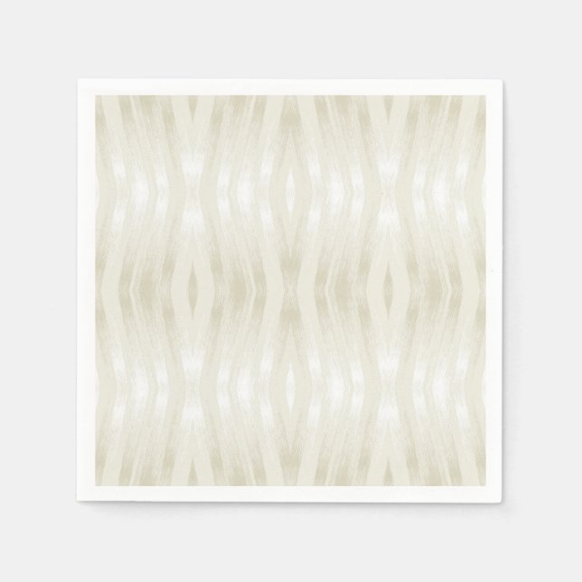 Serviette En Papier Textured noble light beige and white (Devant)