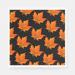 Serviette En Papier Thanksgiving Autumn Leçons Papier Naples