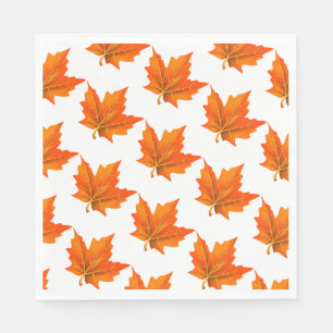 Serviette En Papier Thanksgiving Autumn Leçons Papier Naples