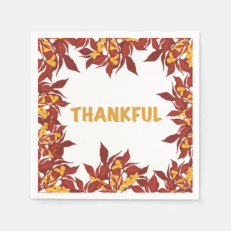 Serviette En Papier Thanksgiving Cocktail Napkins
