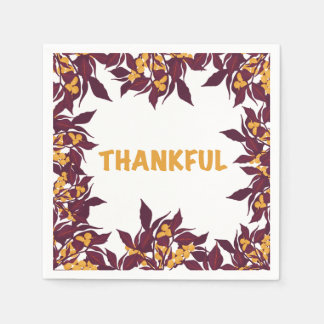 Serviette En Papier Thanksgiving Cocktail Napkins