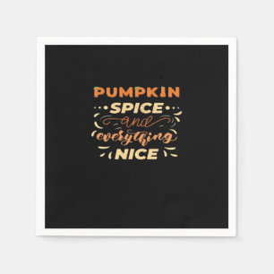 Serviette En Papier Thanksgiving Holiday Citrouille épice Tout Nice