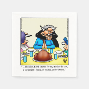 Serviette En Papier Thanksgiving Humour Cocktail Party Napkins