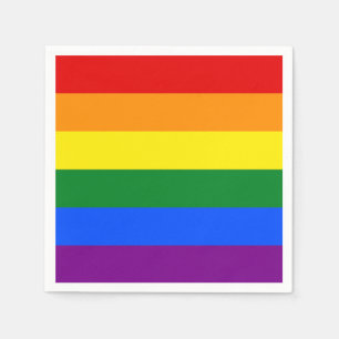 Serviette En Papier The Colors of the rainbow