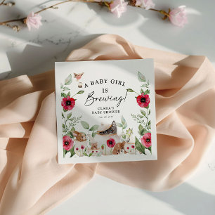 Serviette En Papier Thé de l'après-midi 'Un bébé est en préparation' p