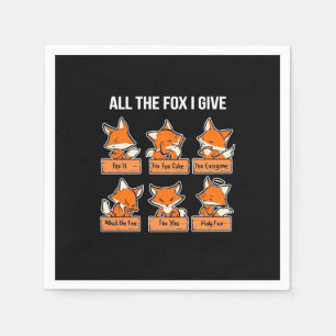 Serviette En Papier The Fox I Give