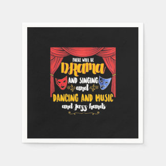 Serviette En Papier Théâtre Il y aura un drame