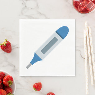 Serviette En Papier Thermomètre Médical Numérique Santé et Bien-être