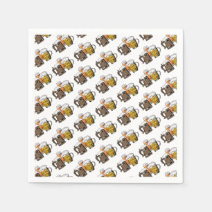 Serviette En Papier THREERS CHEERS Modernes BIÈRES amusant papier de d