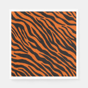 Serviette En Papier Tiger Imprimer Safari Papier animal
