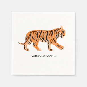 Serviette En Papier Tigre