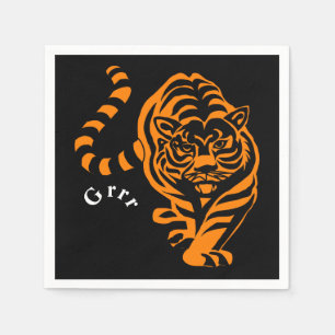 Serviette En Papier Tigre