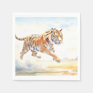 Serviette En Papier Tigre en action 3