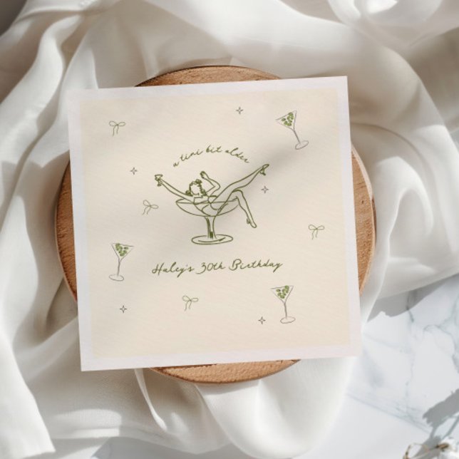 Serviette En Papier Tini Bit Plus Ancien Jour D'Anniversaire (Créateur téléchargé)