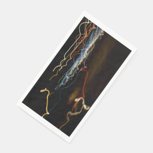 Serviette En Papier tireur noir serviettes d'invités en papier