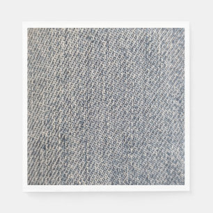 Serviette En Papier Tissu Jeans