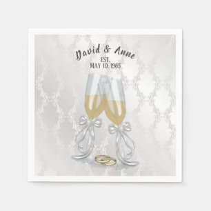 Serviette En Papier Toast Et Anniversaire De La Fête