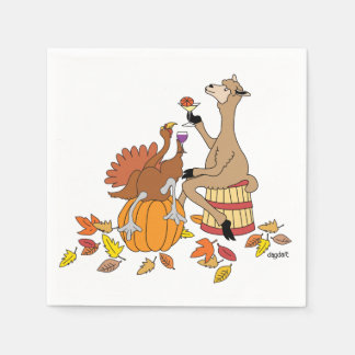 Serviette En Papier Toast Thanksgiving Napkin