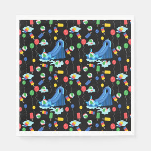 Serviette En Papier toboggan pour enfants Summer Boy Girl Fun