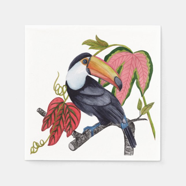 Serviette En Papier Toco Toucan (Devant)