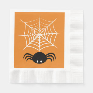 Serviette En Papier Toile d'araignée Halloween