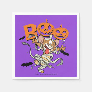 Serviette En Papier Tom & Jerry   Jerry est si effrayant