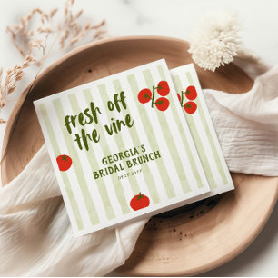 Serviette En Papier Tomates fraîches de la vigne Baby Shower de mariag