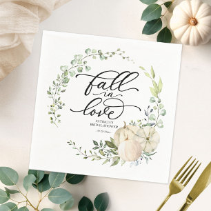 Serviette En Papier Tomber amoureux de la verdure Fête de mariage de c