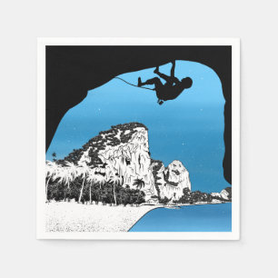 Serviette En Papier Tonsai Beach Escalade Thaïlande