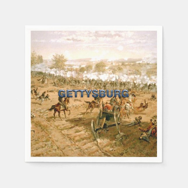 Serviette En Papier TOP Gettysburg Napkins (Devant)