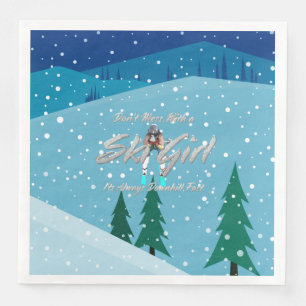 Serviette En Papier TOP ne manquez pas les filles de ski