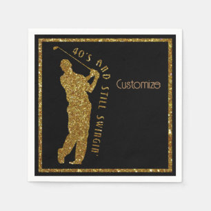 Serviette En Papier Toujours Swingin' Golfers 40 À 49