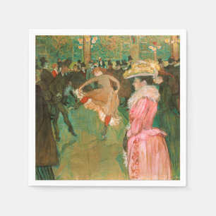 Serviette En Papier Toulouse-Lautrec - Au Rouge, La Danse
