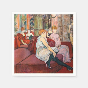 Serviette En Papier Toulouse-Lautrec - Au Salon, rue des Moulins