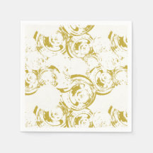 Tourbillon d'or au champagne Abstrait